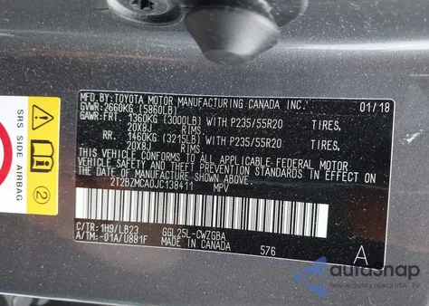 2018 Lexus Rx 350 from USA, damaged, VIN 2T2BZMCA0JC138411
